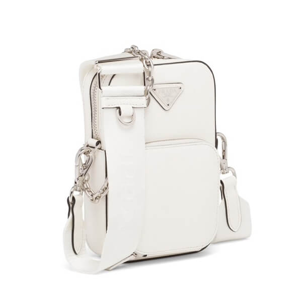 【プラダ】21SS新作 サフィアーノレザー ミニ ショルダーバッグ 偽物1BH183_NZV